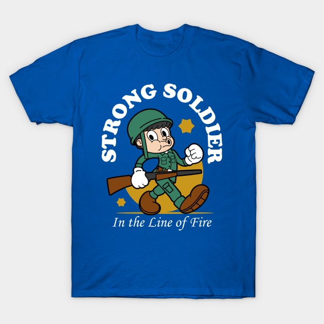 Strong Soldier T-Shirt by Harrisaputra